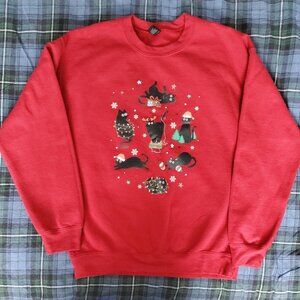 2 for $15 Christmas Cats Sweatshirt